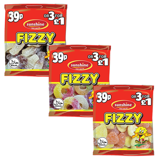 Fizzy Selection Box - 3 for £1 (96 Packets)
