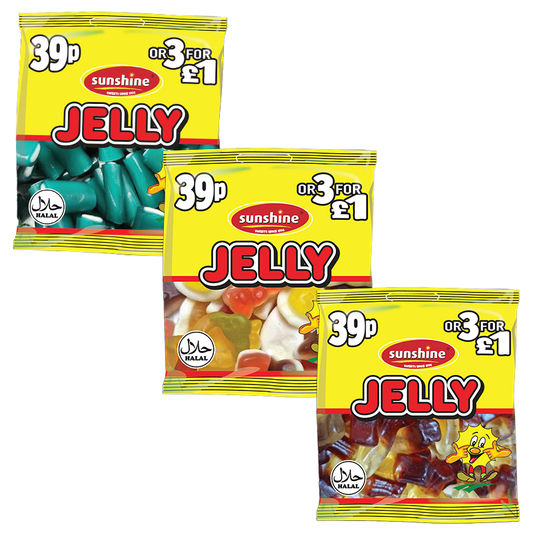 Jelly Selection Box - 3 for £1 (96 Packets)