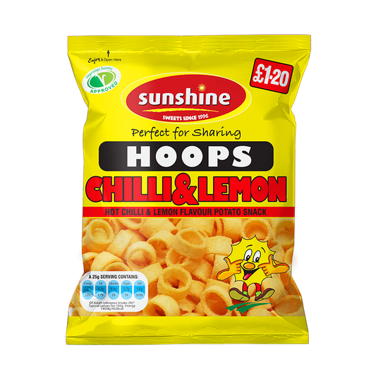 Chilli & Lemon Hoops - Box of 12
