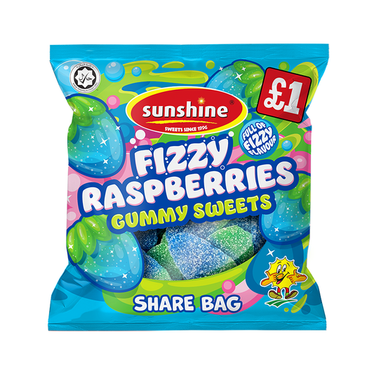 Fizzy Raspberries - Box of 12