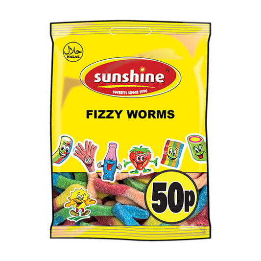 Fizzy Worms - Box of 12