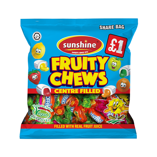 Fruity Chews Centre Filled - Box of 12