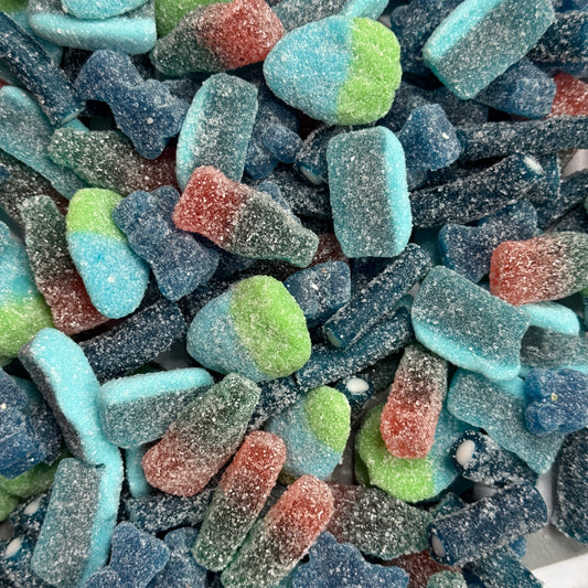 1kg Fizzy Blue Mix - Box of 6