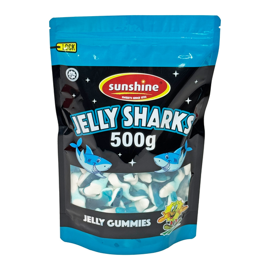 Jelly Sharks Pouch - Box of 5