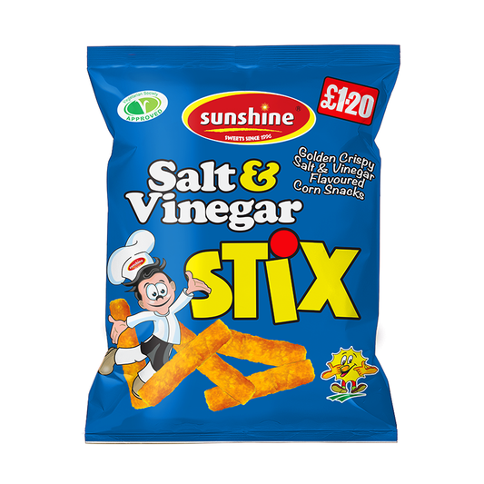 Salt & Vinegar Stix - Box of 12