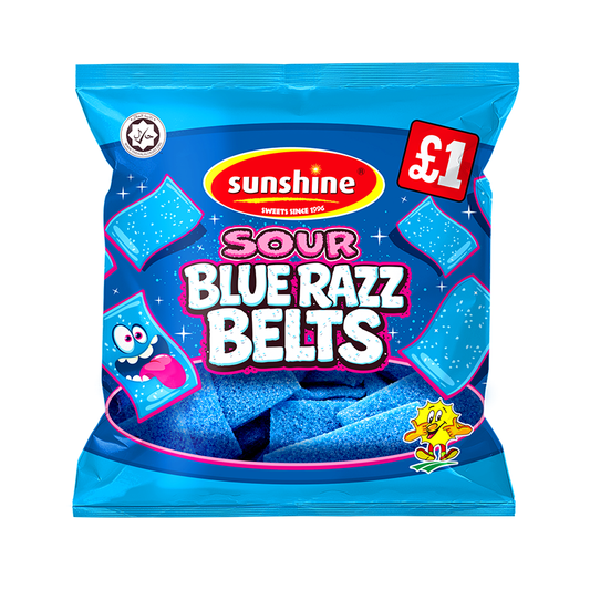 Sour Blue Razz Belts - Box of 12