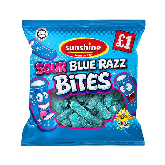 Sour Blue Razz Bites - Box of 12