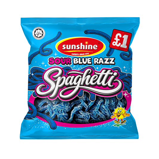 Sour Blue Razz Spaghetti - Box of 12