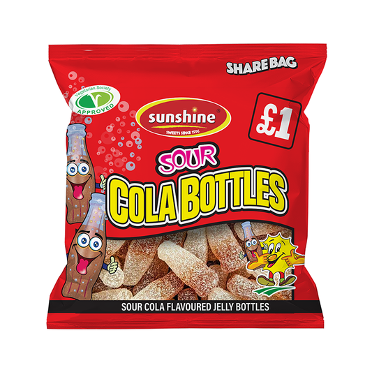 Sour Cola Bottles - Box of 12