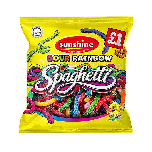 Sour Rainbow Spaghetti - Box of 12