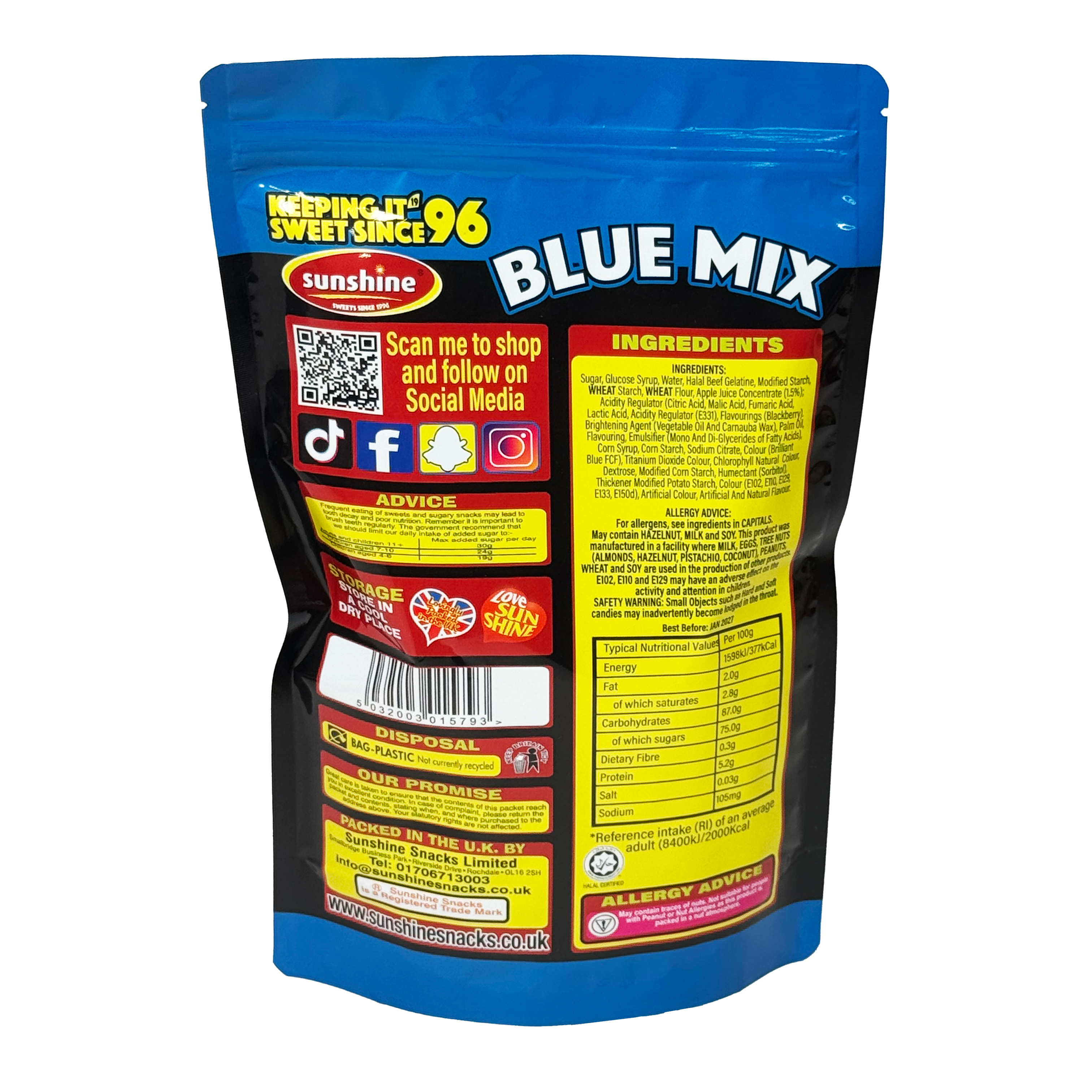 Blue Mix Pouch - Box of 5