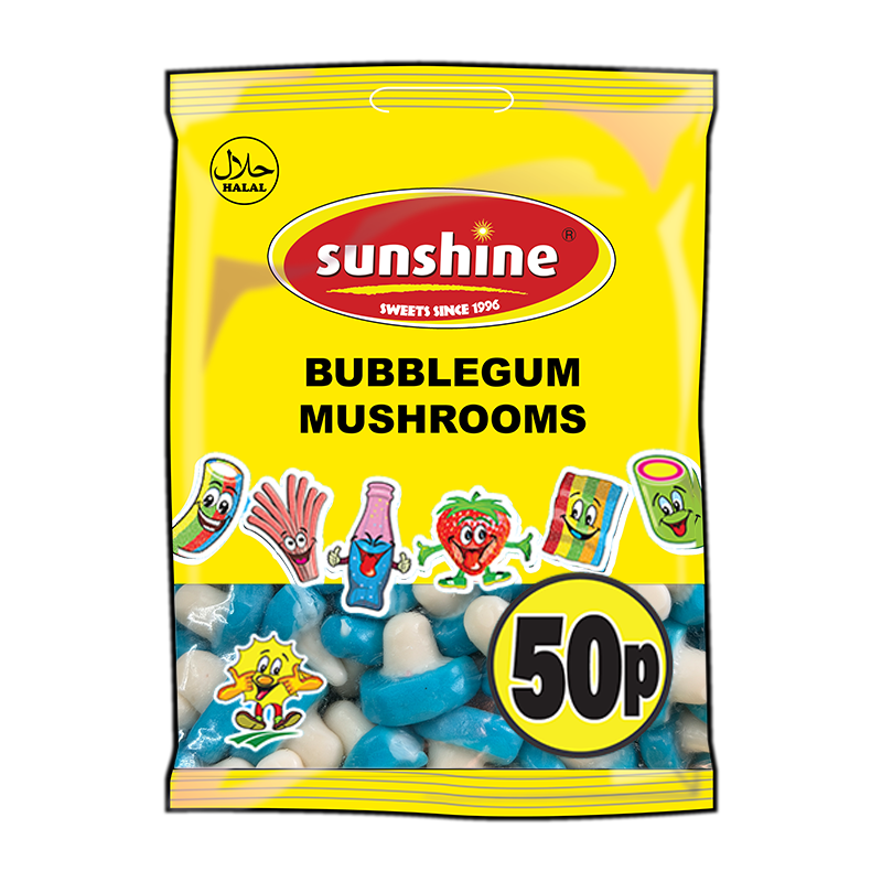 Bubblegum Mushrooms- Box of 12