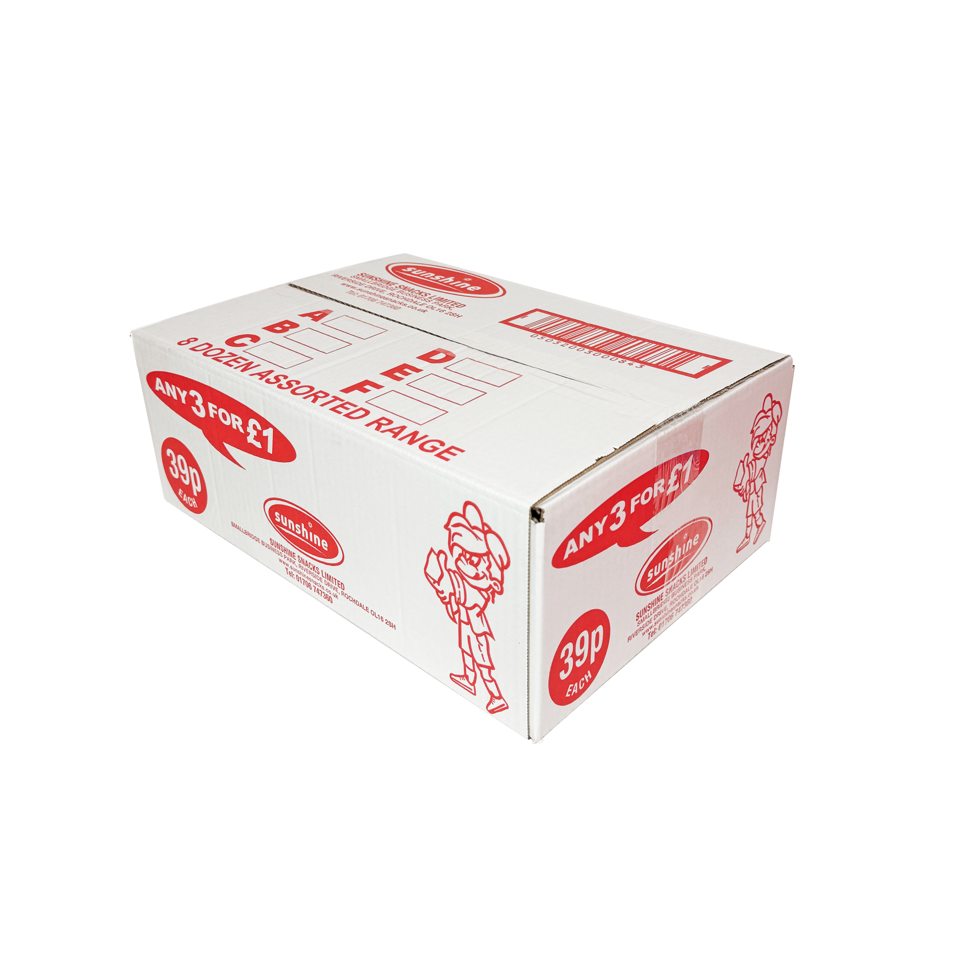 Fizzy Selection Box - 3 for £1 (96 Packets)