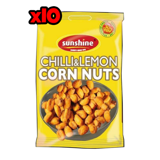 Chilli & Lemon Corn Nuts - 1 x 10 Packets (Outer)
