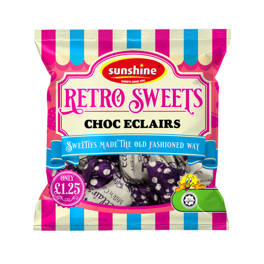 Retro Sweets - Chocolate Eclairs - Box of 12