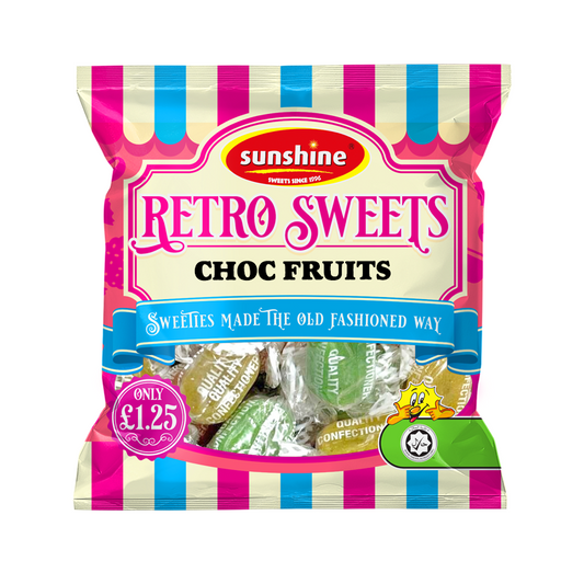 Retro Sweets - Chocolate Fruits - Box of 12