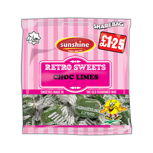 Retro Sweets - Chocolate Limes - Box of 12