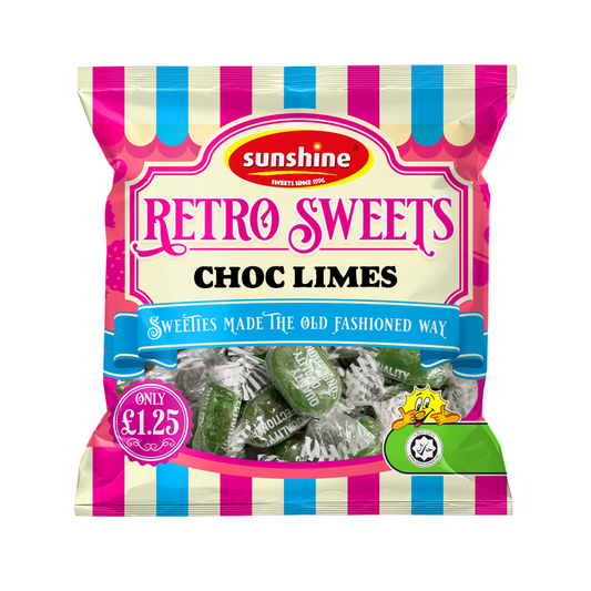 Retro Sweets - Chocolate Limes - Box of 12