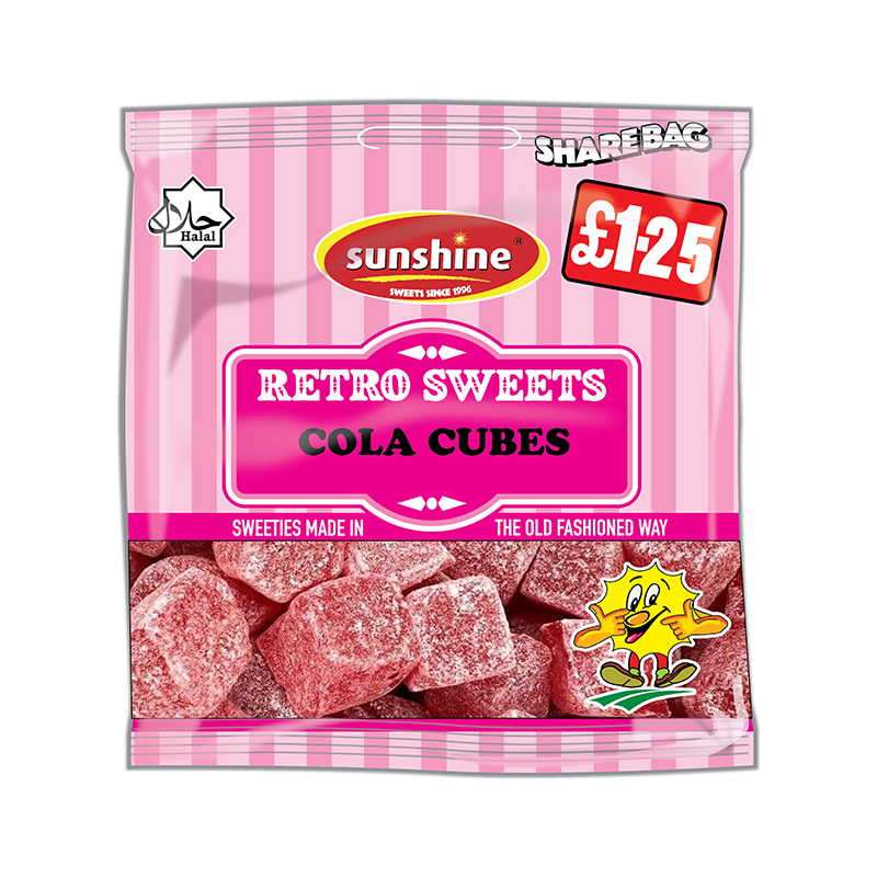Retro Sweets - Cola Cubes - Box of 12
