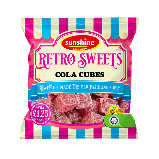 Retro Sweets - Cola Cubes - Box of 12