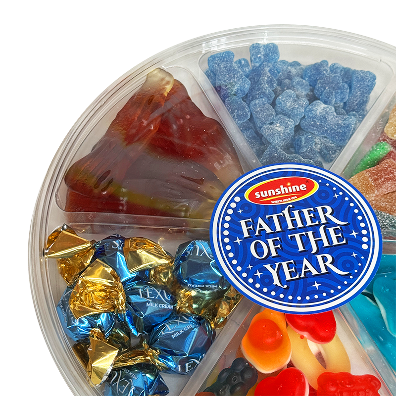 Father Of The Year Platter - Box of 4