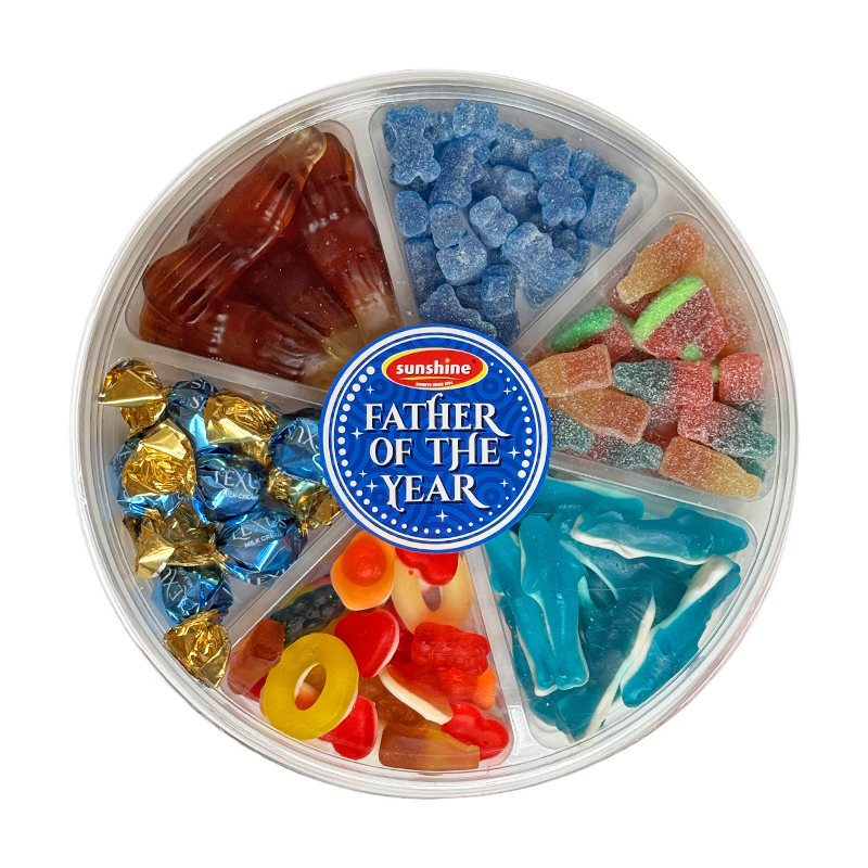 Father Of The Year Platter - Box of 4