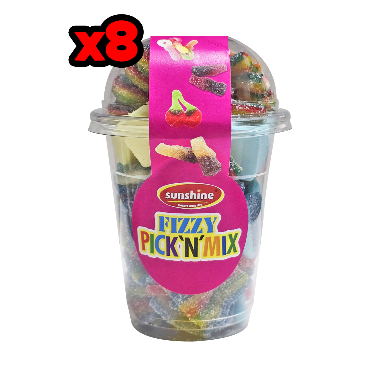 Fizzy Pick 'n' Mix Cup - Box of 8