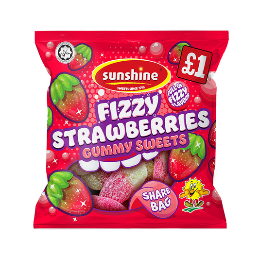 Fizzy Strawberries - Box of 12
