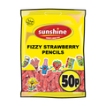 Fizzy Strawberry Pencils - Box of 12