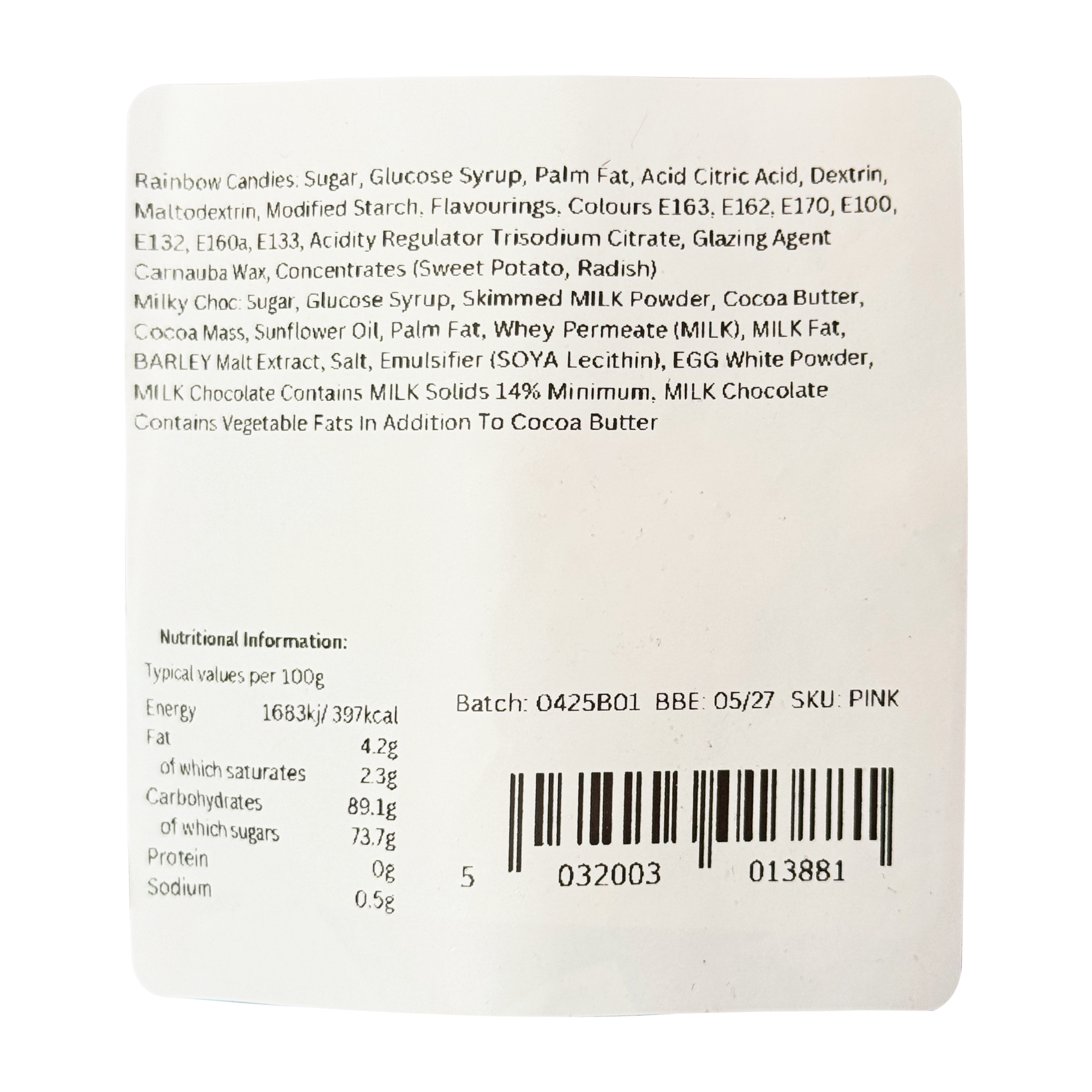 Pink Mix Pouch F/B - Box of 6