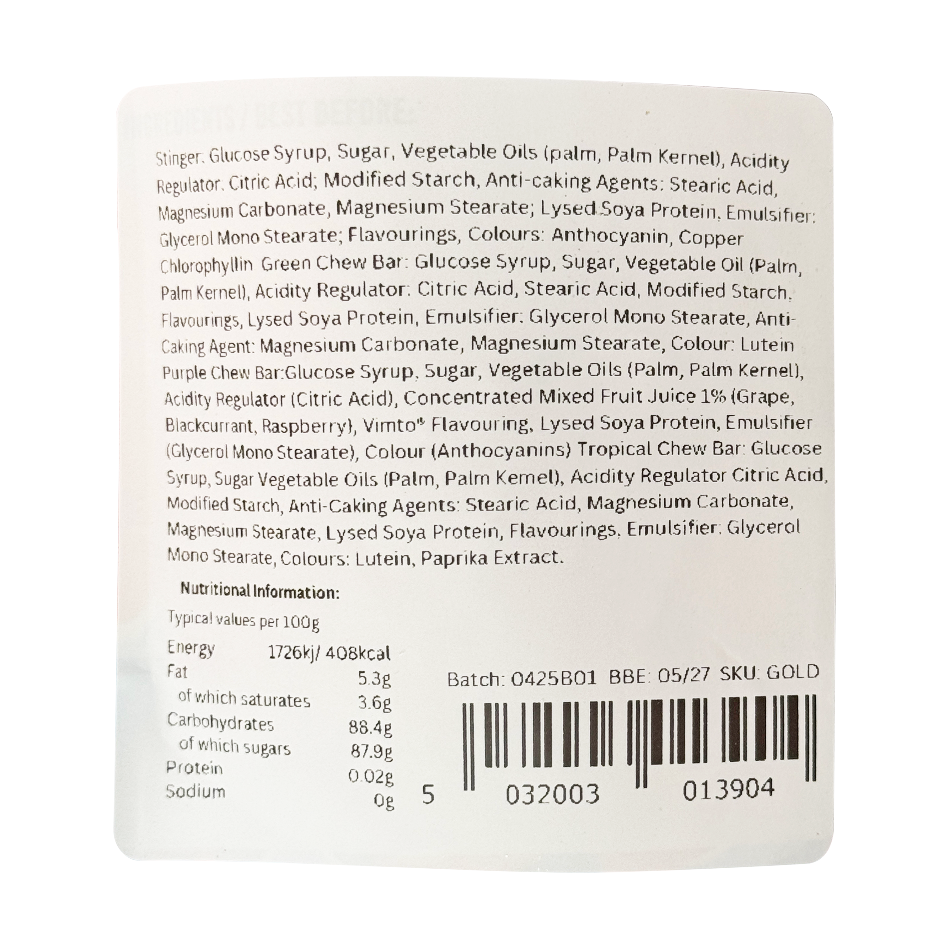 Orange Mix Pouch F/B - Box of 6