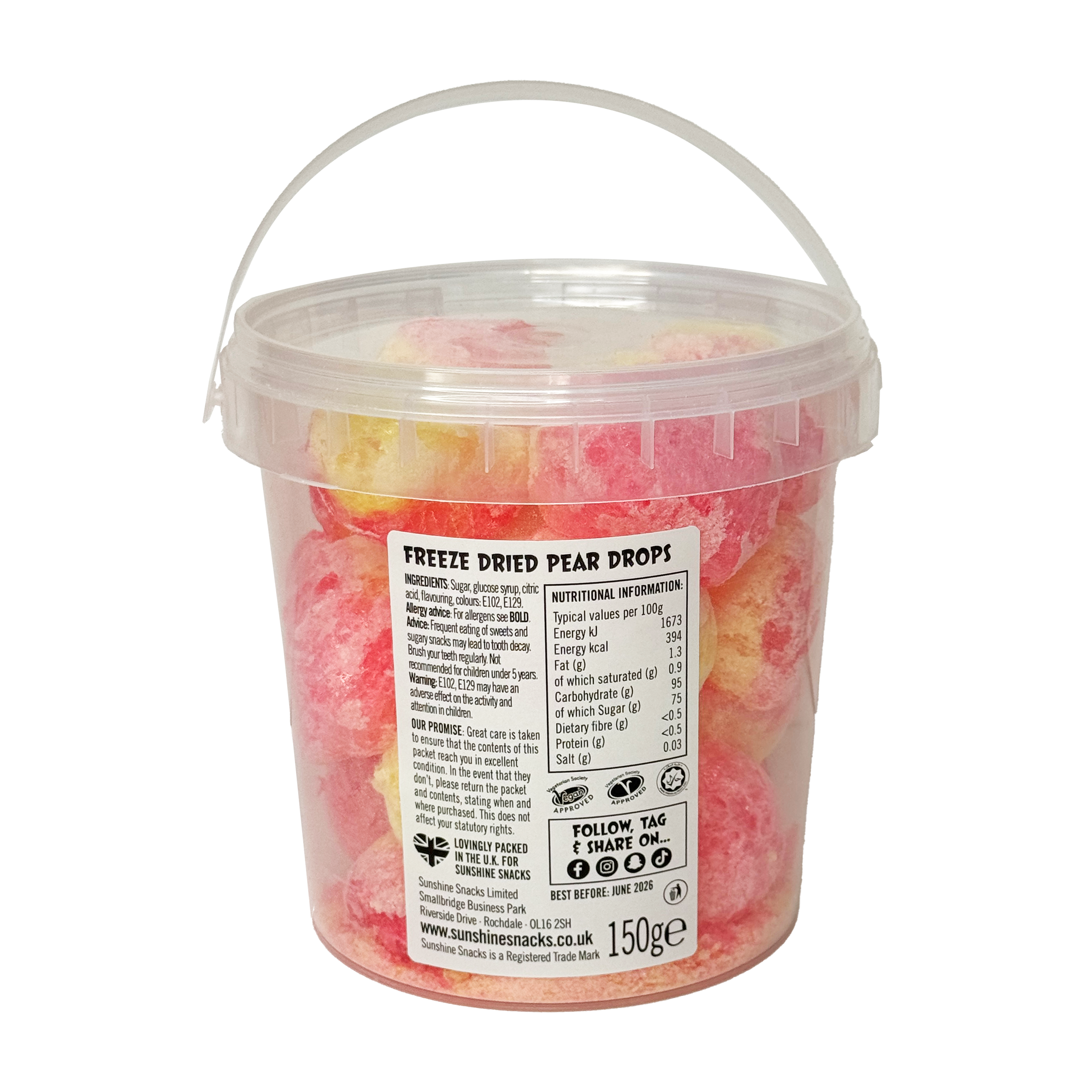Pear Drops Bucket F/B - Box of 6