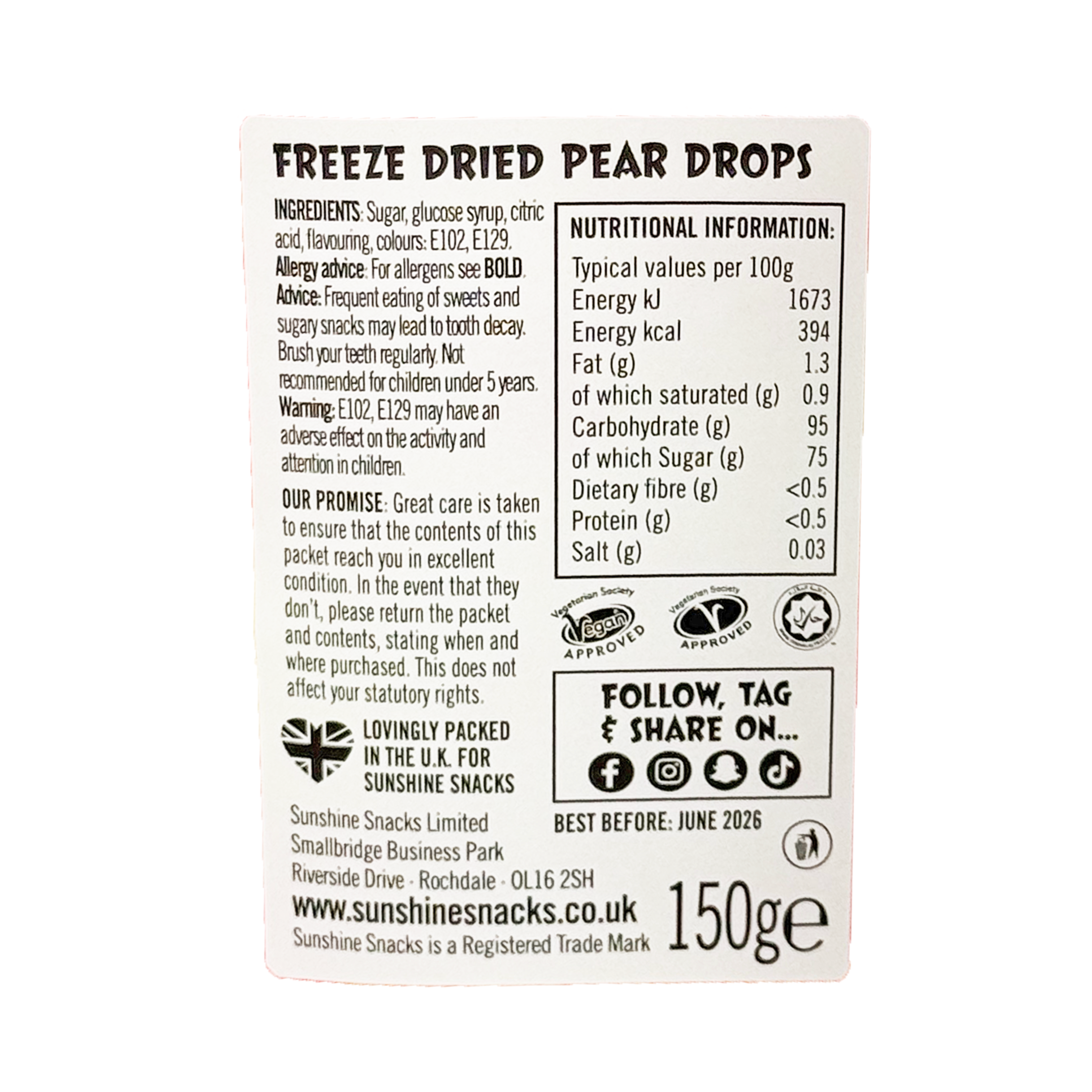 Pear Drops Bucket F/B - Box of 6