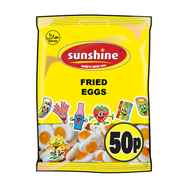 Fried Eggs - 1 x 12 Packets (Outer)