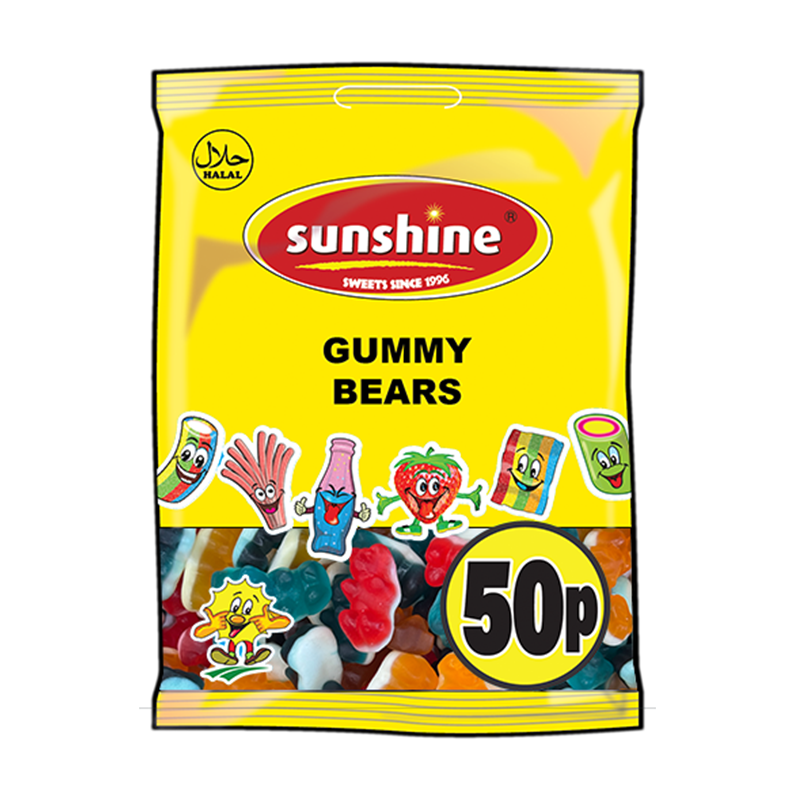 Gummy Bears - 1 x 12 Packets (Outer)