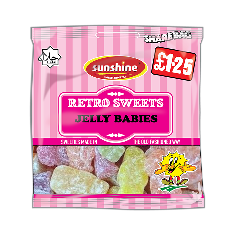 Retro Sweets - Jelly Babies - Box of 12