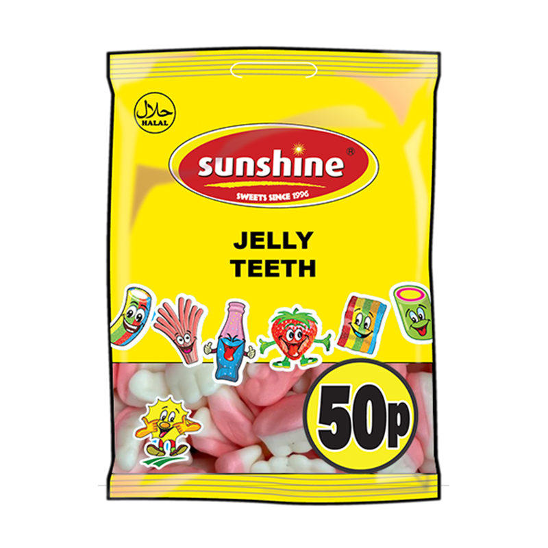 Jelly Teeth - 1 x 12 Packets (Outer)