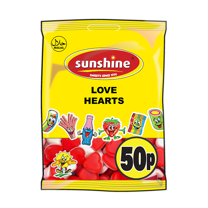 Love Hearts - 1 x 12 Packets (Outer)