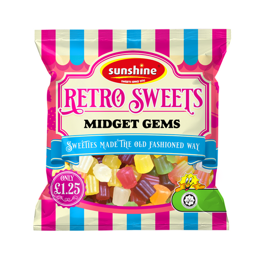 Retro Sweets - Midget Gems - Box of 12