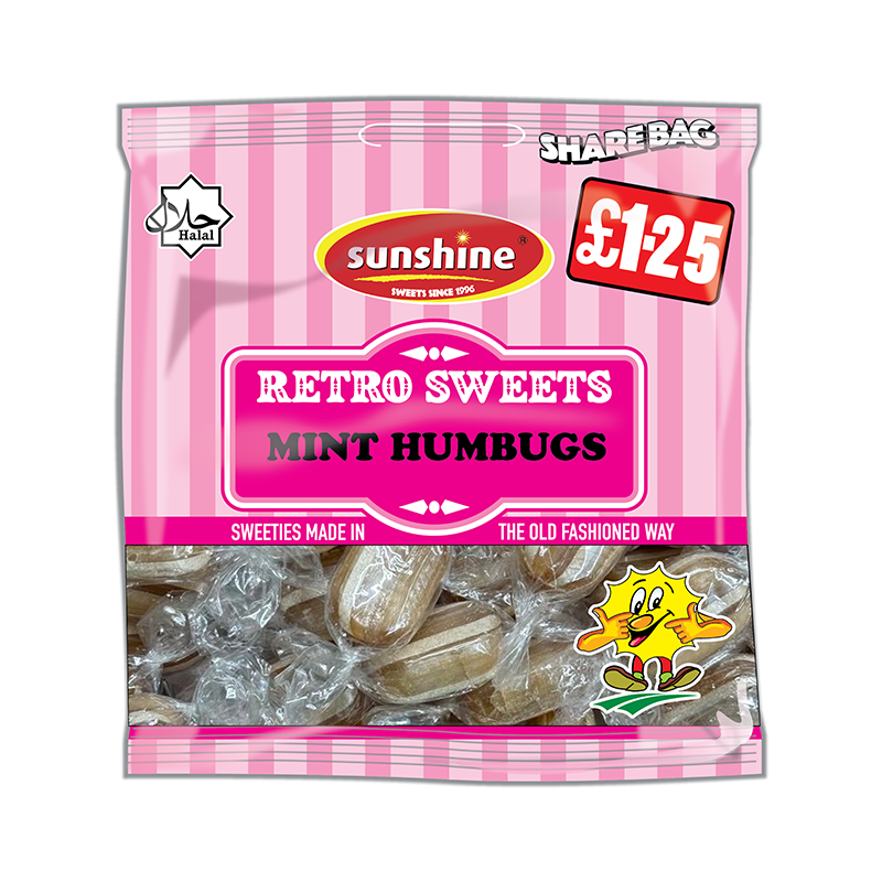 Retro Sweets - Mint Humbugs - Box of 12