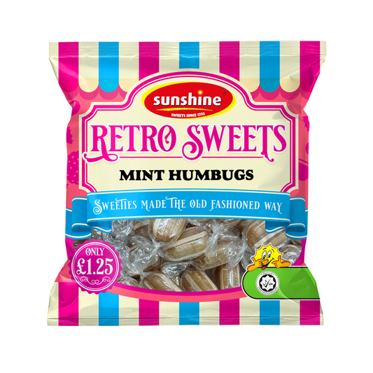 Retro Sweets - Mint Humbugs - Box of 12