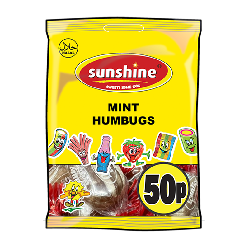 Mint Humbugs - 1 x 12 Packets (Outer)