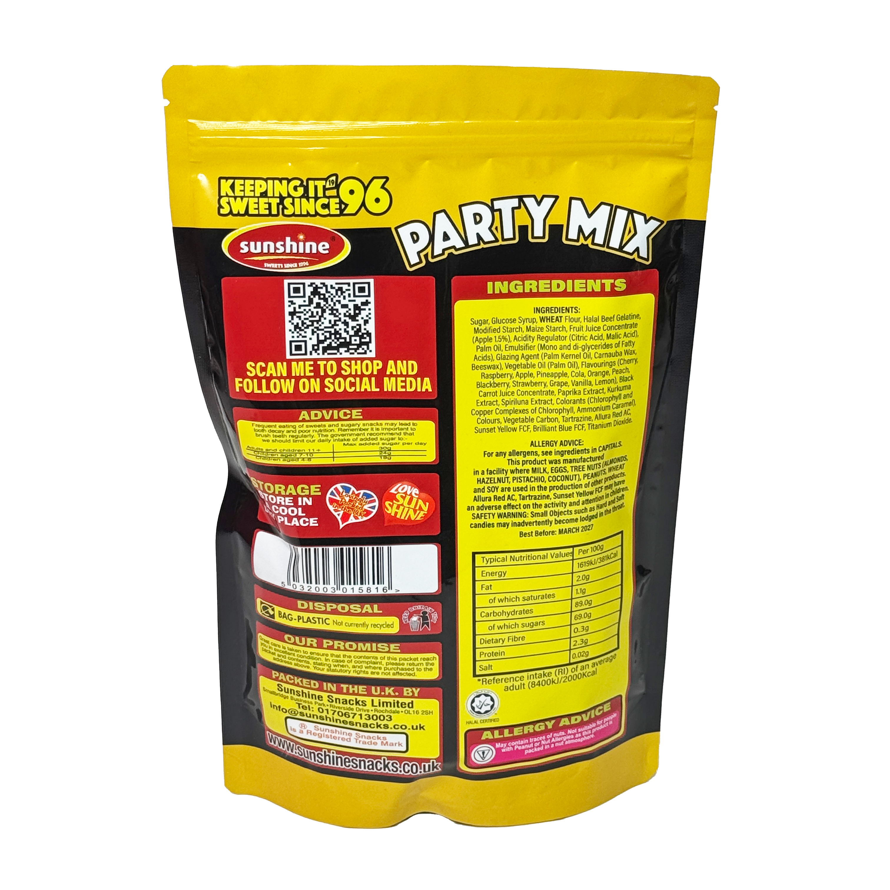 Party Mix Pouch - Box of 5