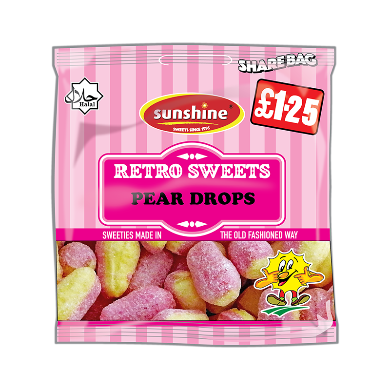 Retro Sweets - Pear Drops - Box of 12