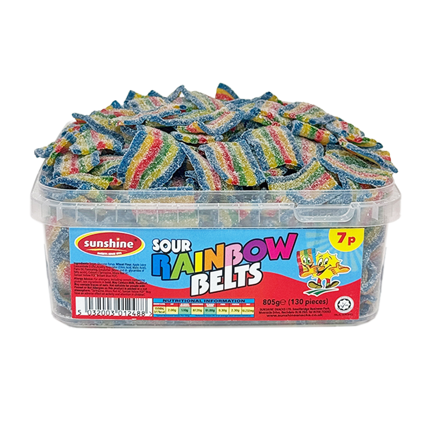 Sour Rainbow Belts Tub - 805g