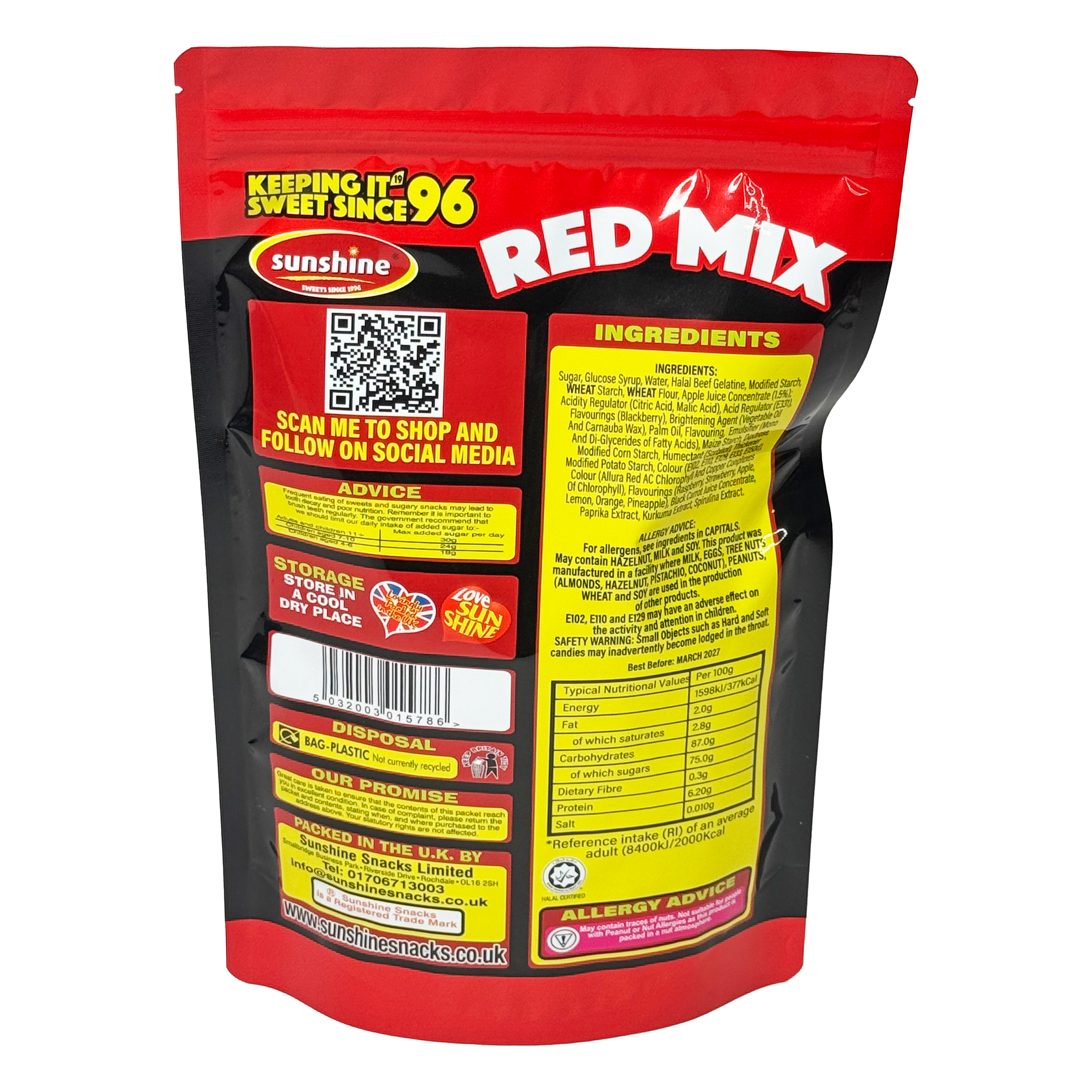 Super Red Mix Pouch - Box of 5