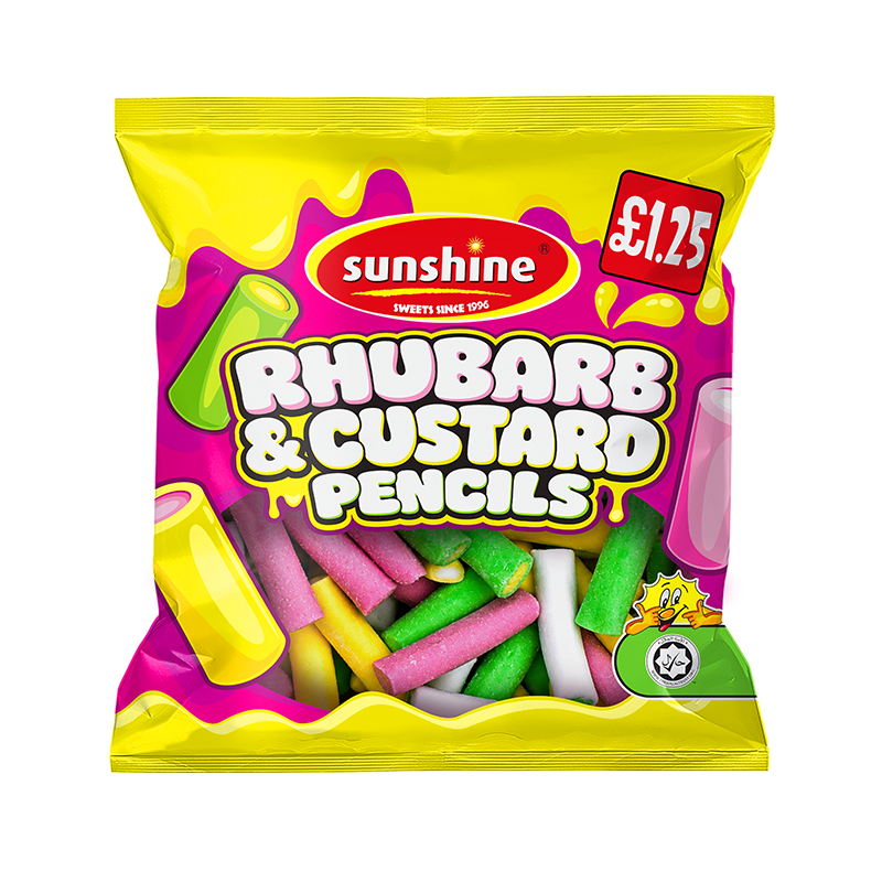 Rhubarb & Custard Pencils - Box of 12