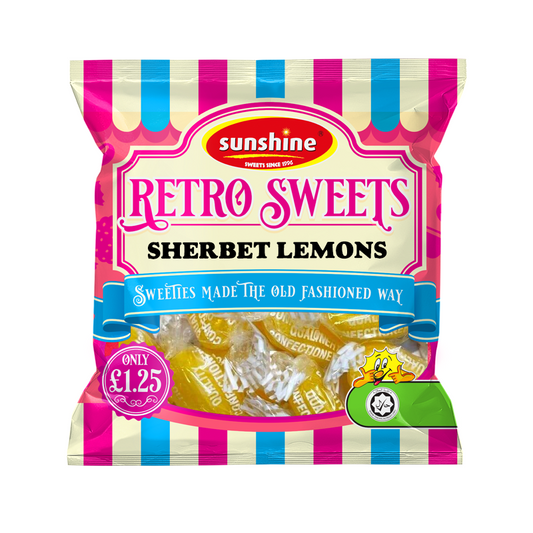 Retro Sweets - Sherbet Lemons - Box of 12