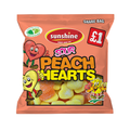Sour Peach Hearts - Box of 12
