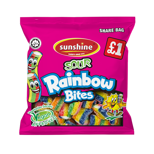 Sour Rainbow Bites - Box of 12